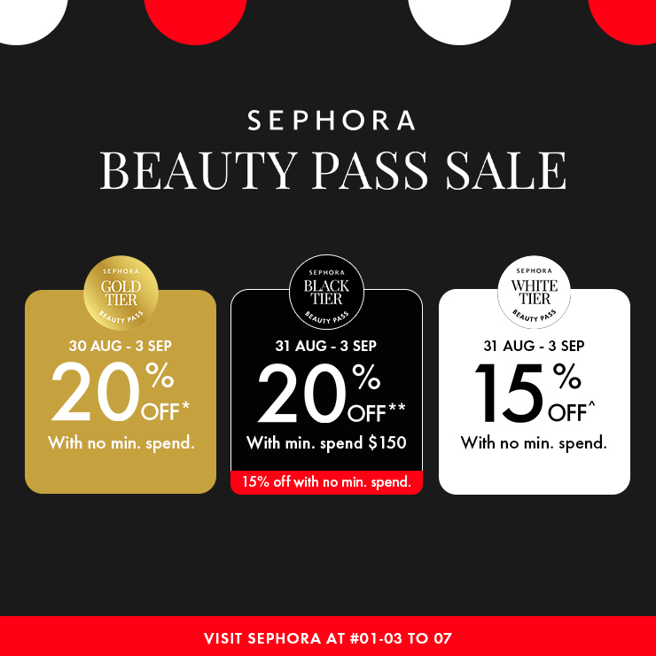 Sephora Sale X Tampines Beauty Pass Sale 2023